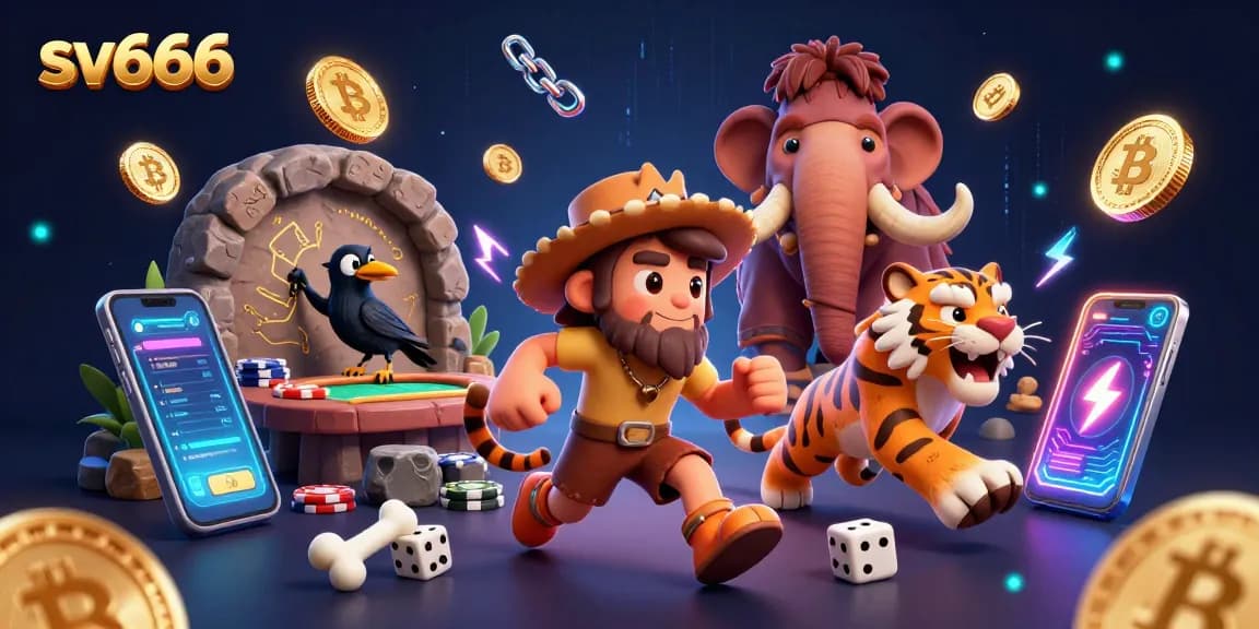Win big with sv666 at a thrilling prehistoric casino showcasing vibrant game action!