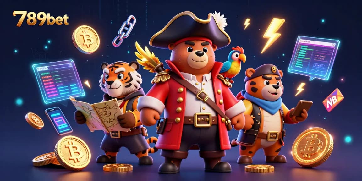 Immerse in the thrilling world of 789bet, where a pirate captain and tiger explore exciting jackpot adventures.