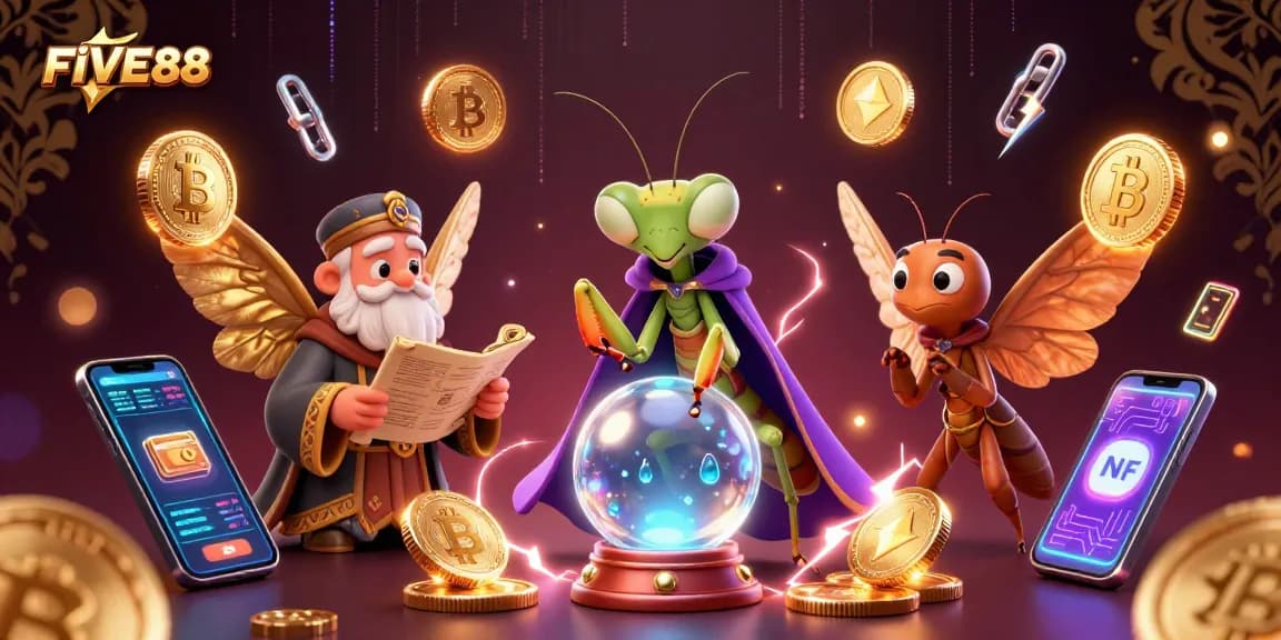 Engage in thrilling gameplay at FIVE88 while exploring mystical fortunes and crypto delights.