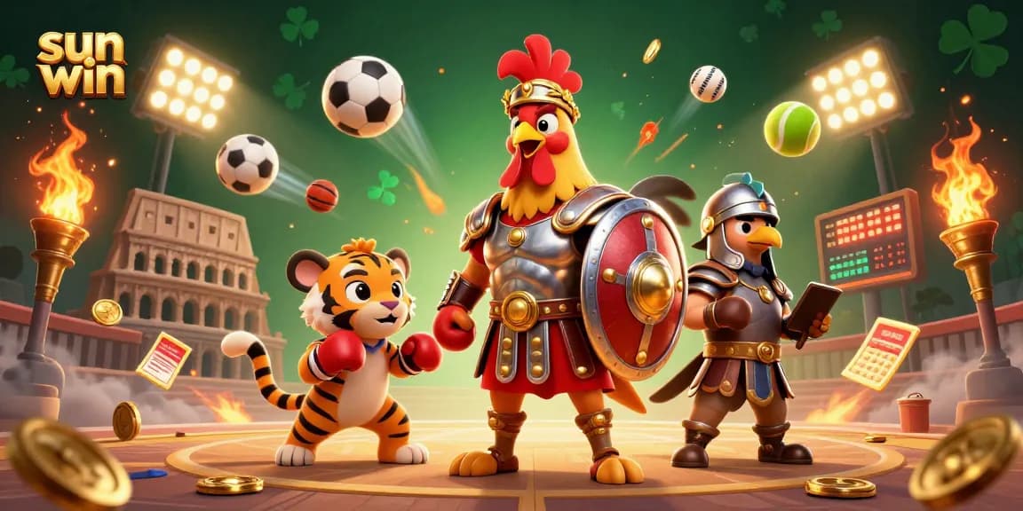 Experience the thrill of winning with sun win in a dynamic casino adventure featuring vivid characters and game elements.