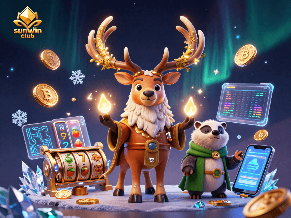 Experience thrilling gameplay at sunwin club with mystical characters and dynamic slot elements.