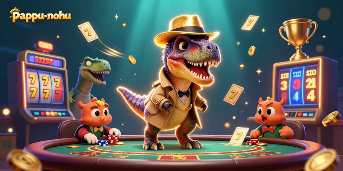 Experience the thrill of winning with pappu-nohu in this vibrant casino scene.