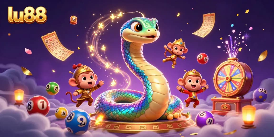 Experience the excitement of lu88 with colorful lottery balls and magical visuals.