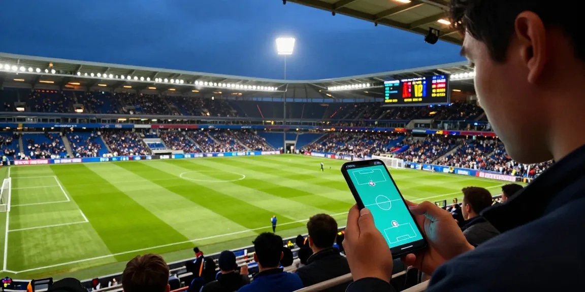 Live World Cup - Cabong TV betting predictions with match odds and sports analysis at a stadium filled with fans.