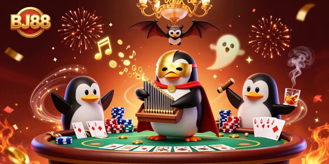 Experience winning strategies at BJ88 with an enchanting scene of gaming excitement and rich casino elements.
