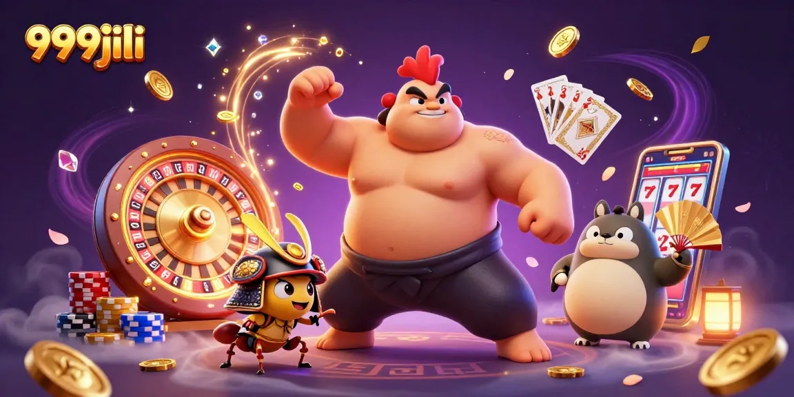 Engage with 999jili's vibrant casino scene featuring unique characters and dynamic game elements.
