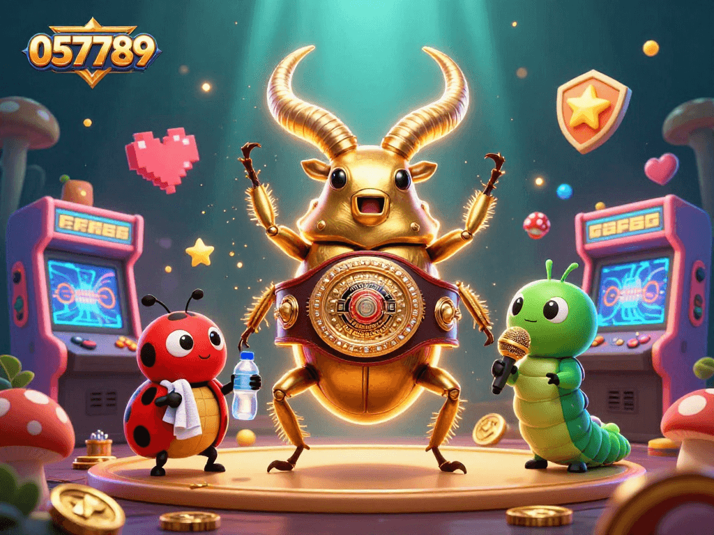 Engage in thrilling gameplay at 057789 with brilliant casino characters and vibrant arcade elements.