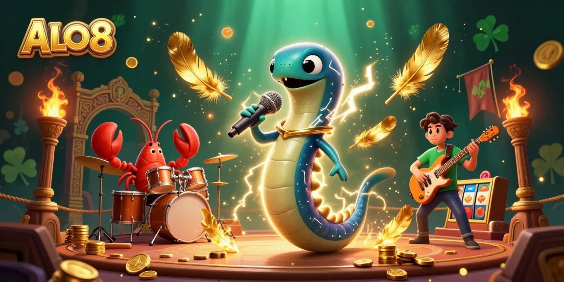 Players spin to win at ALO8's vibrant underwater casino stage with interactive characters.