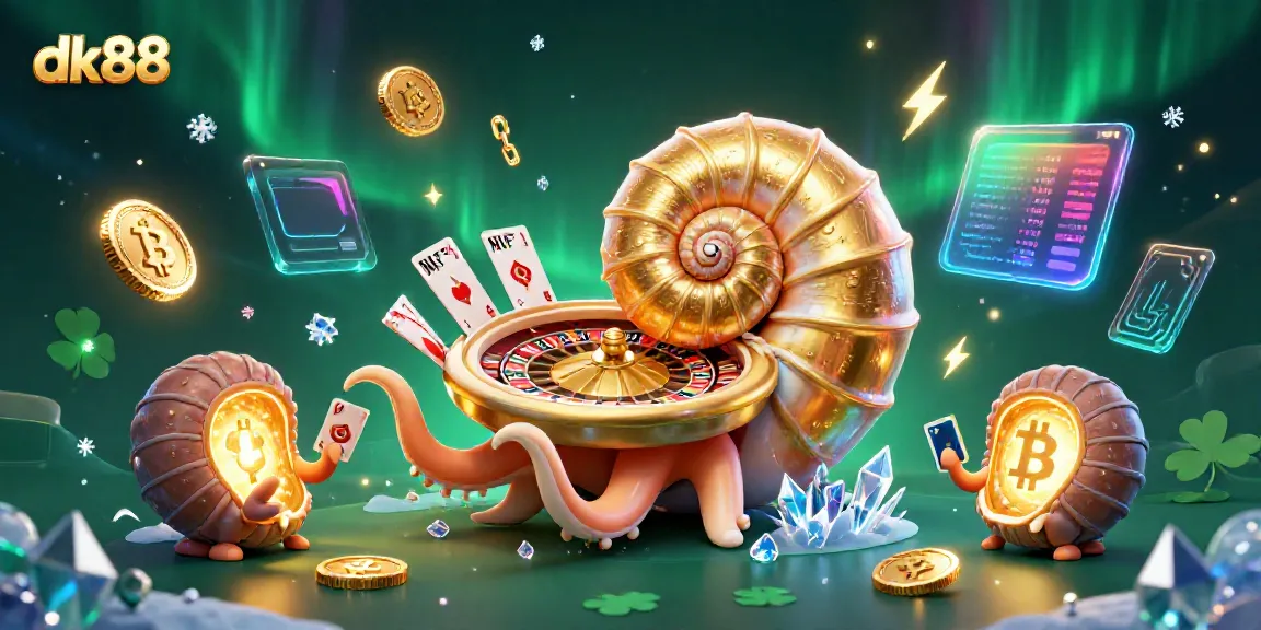 Spin the dk88 roulette wheel with glowing golds and crypto elements for an exhilarating gaming experience!
