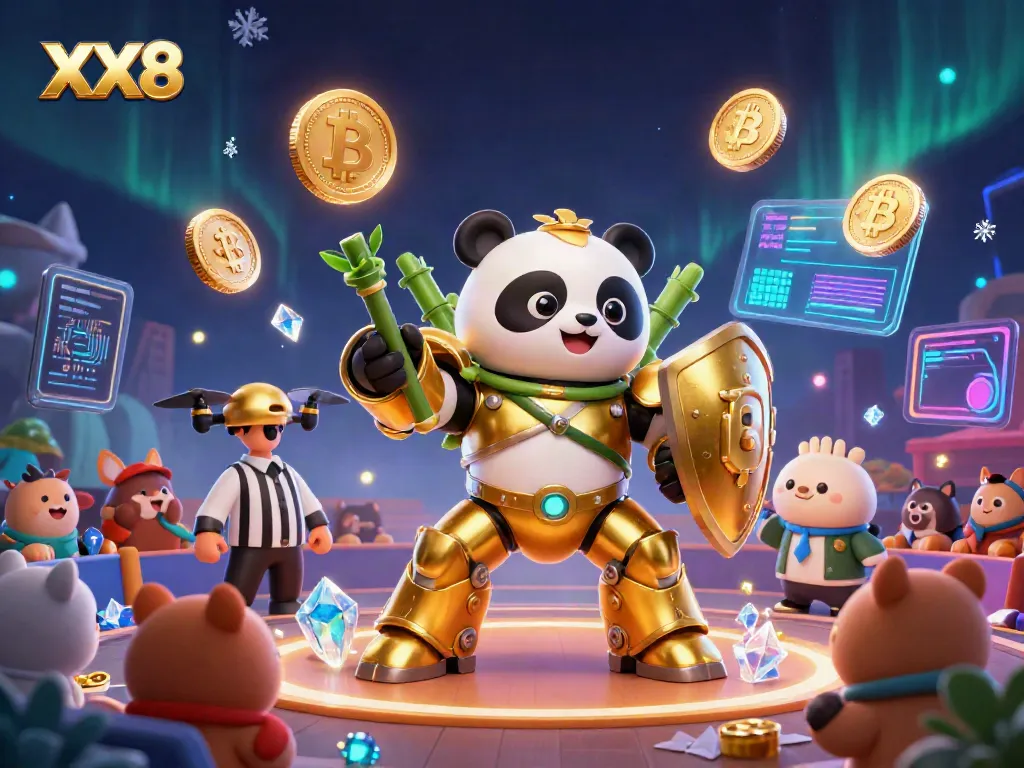 Experience ultimate gameplay with XX8's vibrant online casino features in a dynamic arena setting.