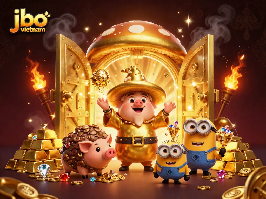 Experience thrilling gameplay at jbo vietnam with a magical golden wizard and treasure-filled adventure