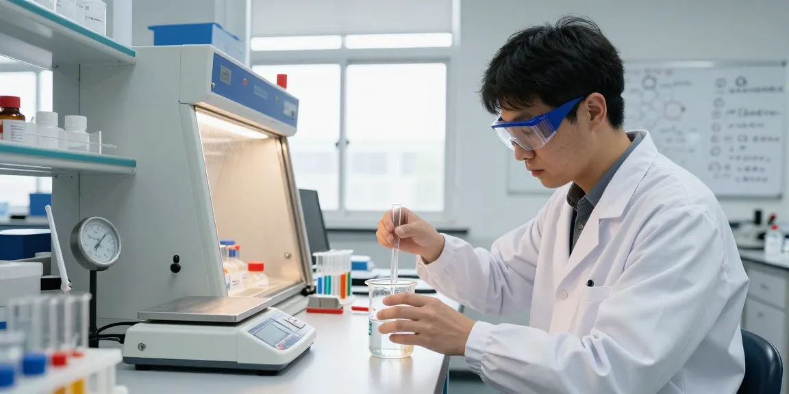 Nitroethane CAS 79-24-3 research in a laboratory setting with scientific precision.
