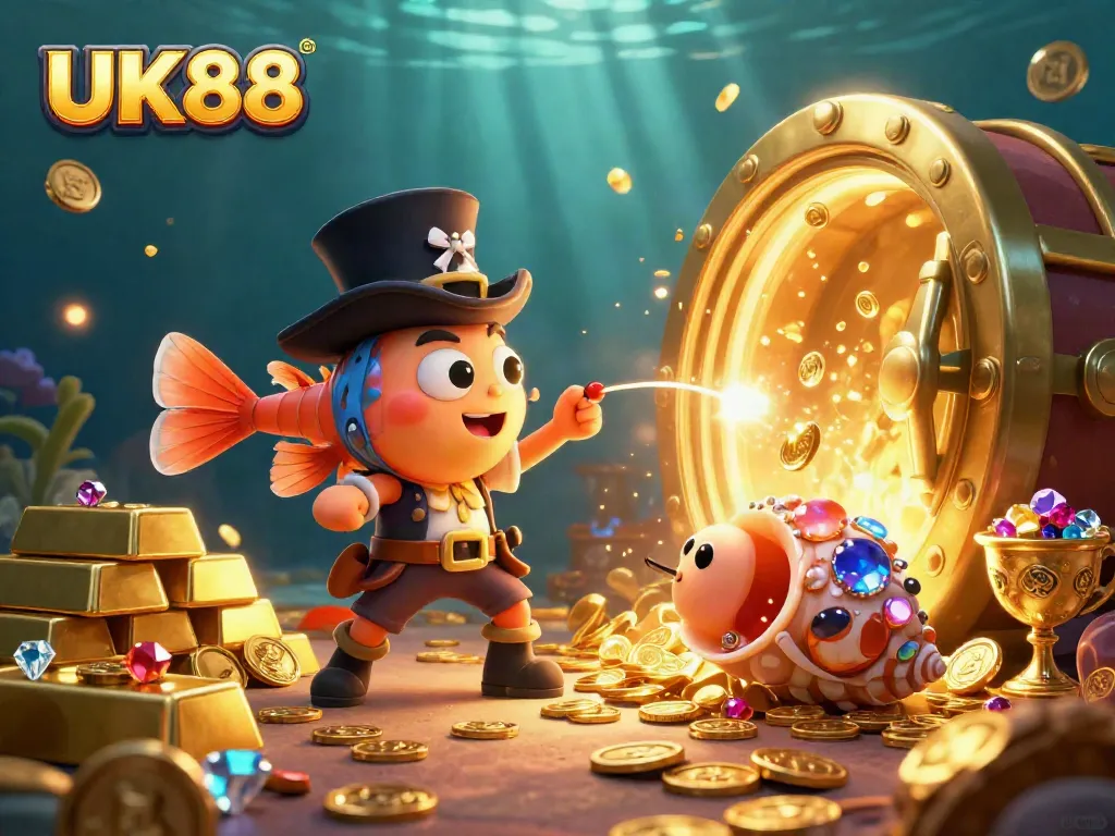 Experience thrilling gaming adventures with UK88's underwater treasures and vibrant casino elements