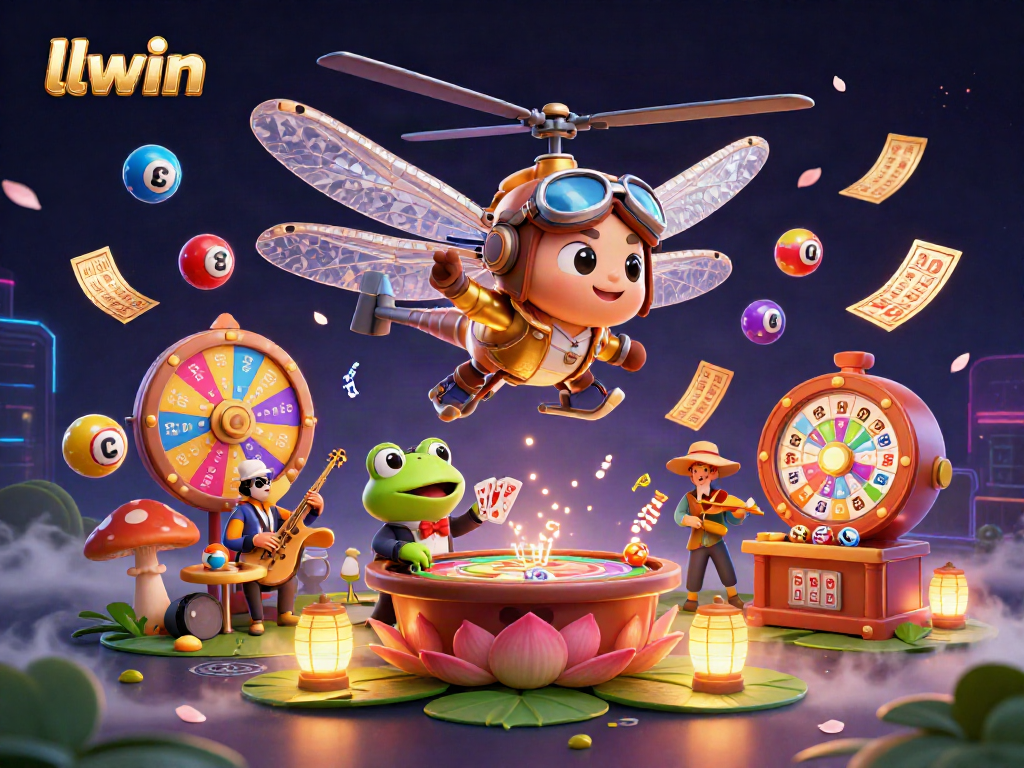 Experience excitement at llwin casino with dynamic games and vibrant elements surrounding players.