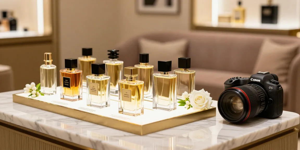 Discover the elegance of Stephane Humbert Lucas perfumes in a luxurious boutique setting.