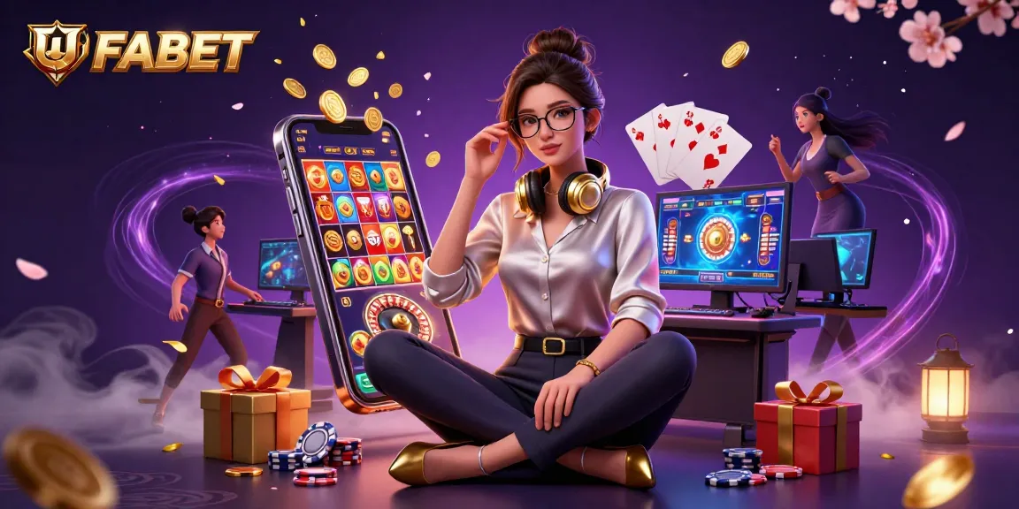 Experience thrilling gameplay with UFABET as an elegant Asian gamer navigates casino games.
