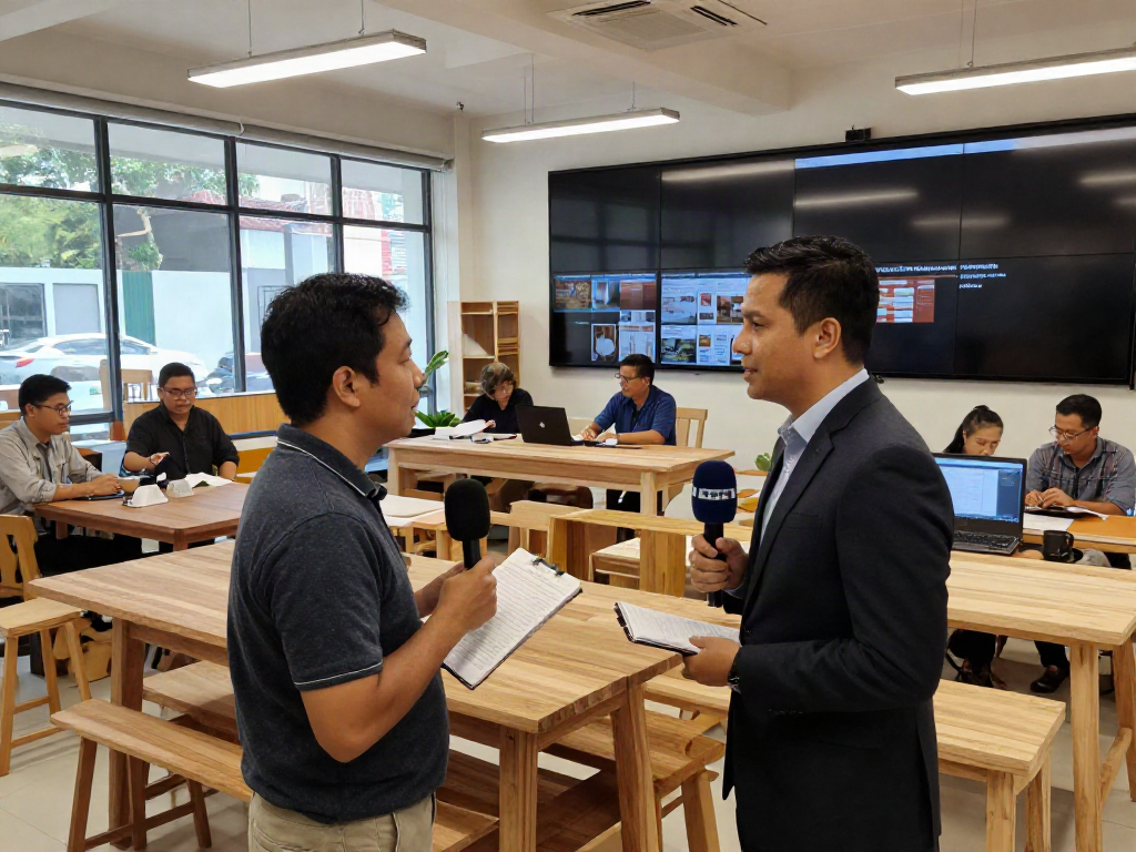 Newsroom reporting on lornematthews.com about Indonesia's furniture exports and local industry.