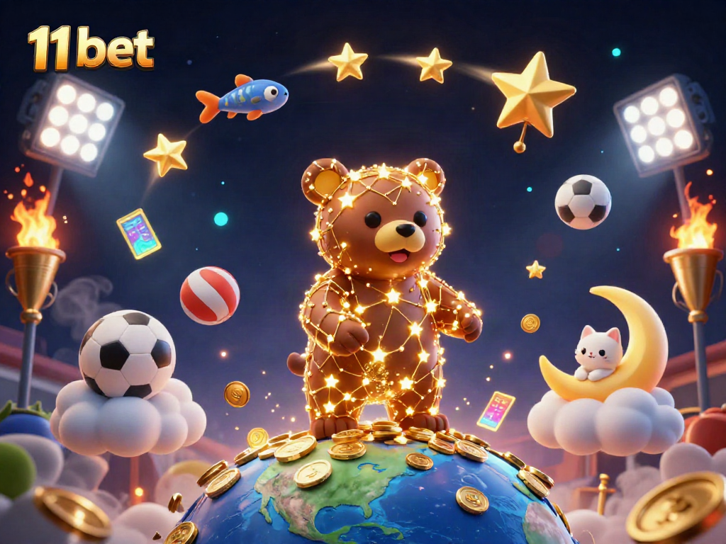 Engage with 11 bet's thrilling world of sports and casino action amidst a cosmic backdrop.