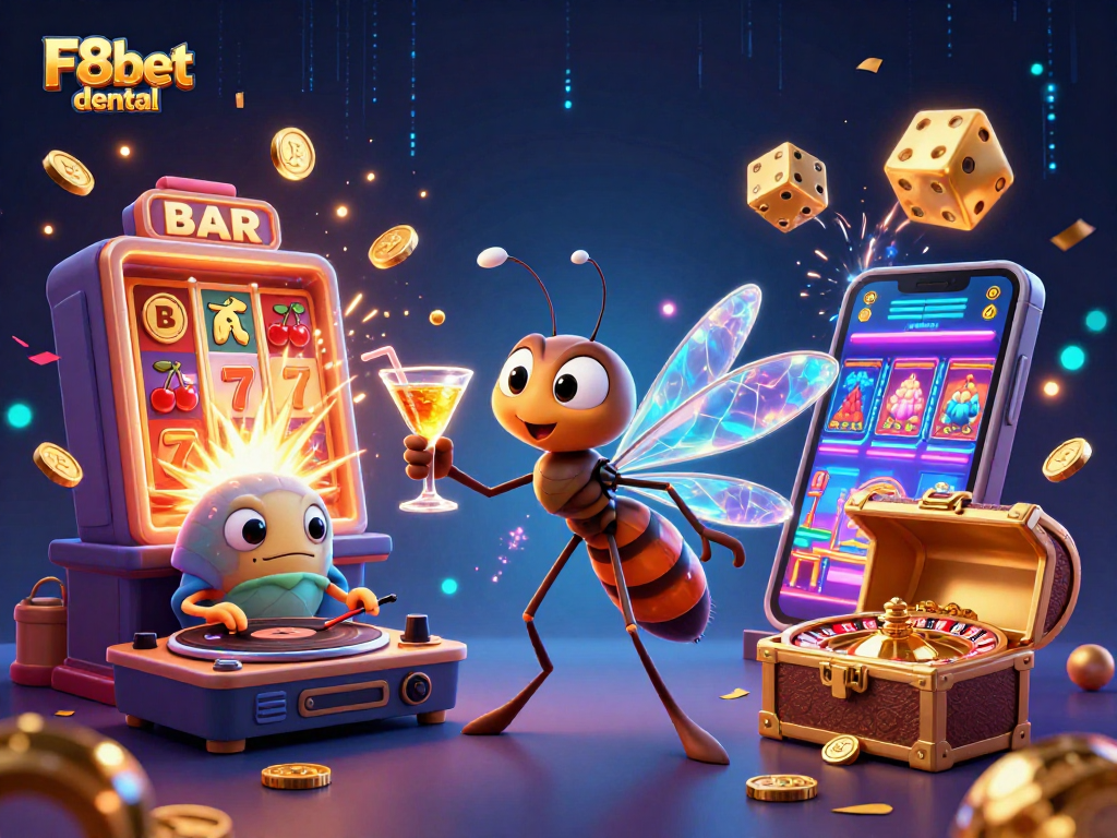 Experience the thrill of online gaming with F8bet dental's vibrant casino scene featuring dynamic characters and exciting elements.