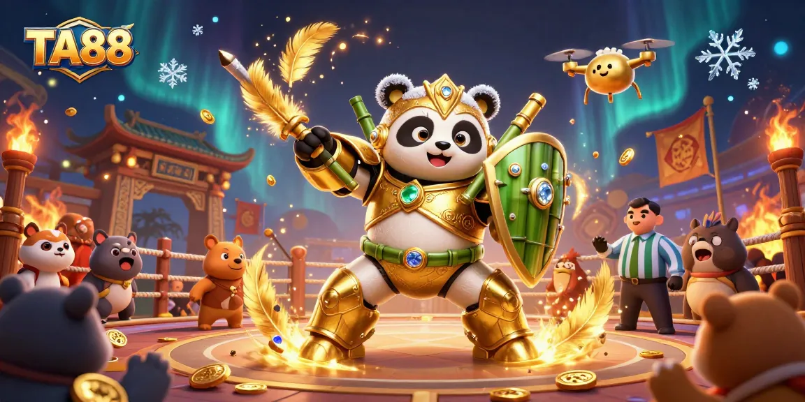 Engage with TA88 in an exciting 3D sporting arena filled with cheer and shimmering betting tokens!