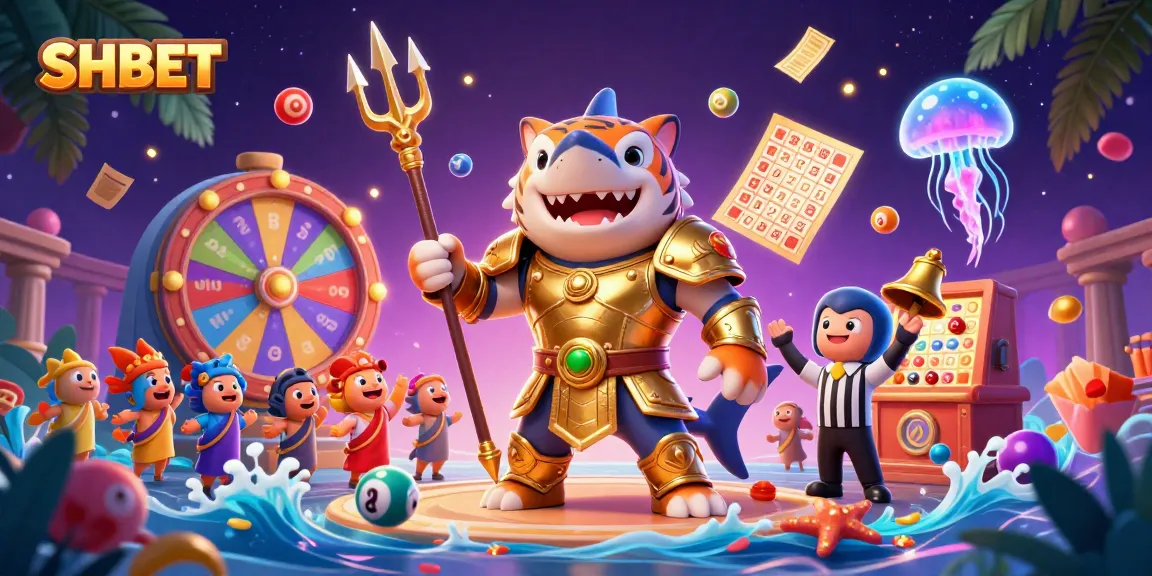 Experience exhilarating gameplay at SHBET with a dynamic underwater casino scene full of exciting elements.
