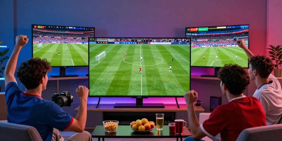 Xoilactv fans enjoying live football matches at home with vibrant atmosphere.