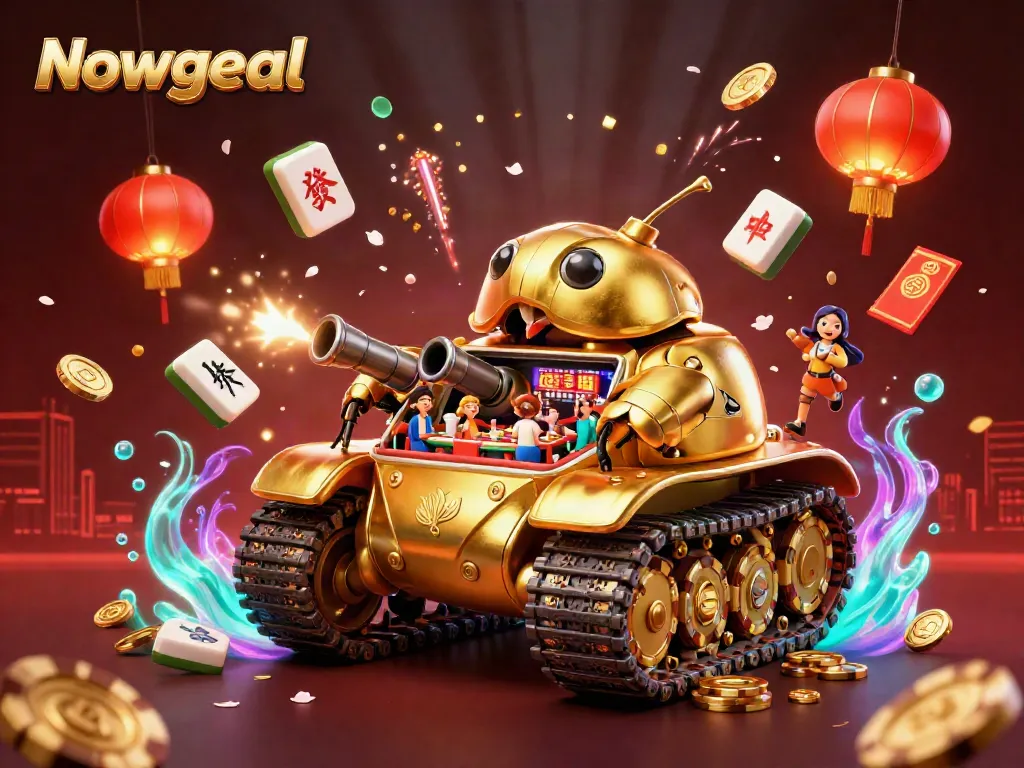 Experience Nowgoal's thrilling casino fun in a colorful 3D world of confetti and excitement.