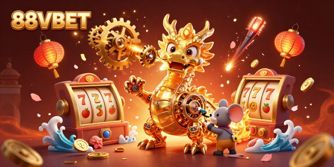 Experience exhilarating gameplay with the 88VBET golden dragon amidst vibrant casino elements