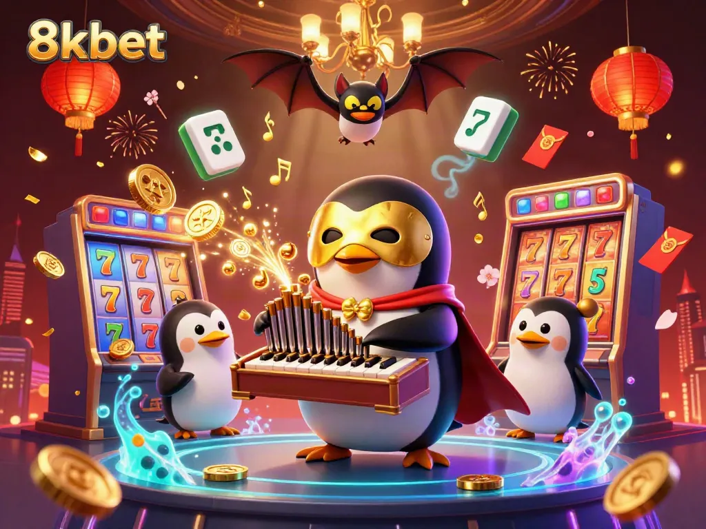 Experience the exhilarating world of 8xbet with vibrant visuals in this captivating casino scene.