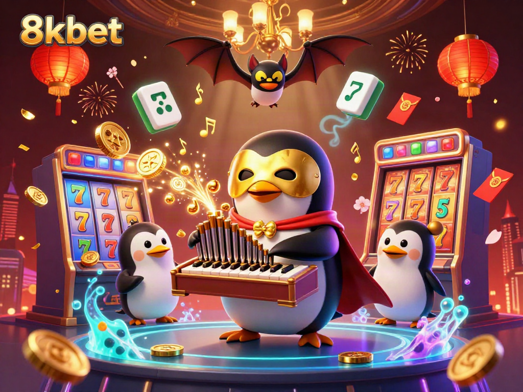 Experience the exhilarating world of 8xbet with vibrant visuals in this captivating casino scene.