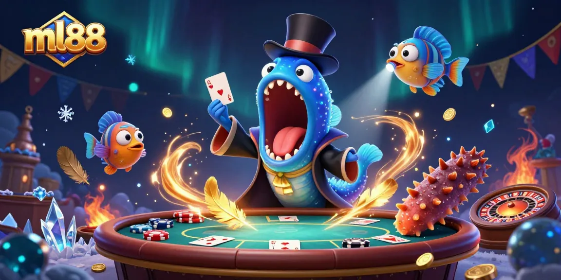 Experience thrilling casino magic with ml88 in a vibrant 3D scene featuring dazzling characters.