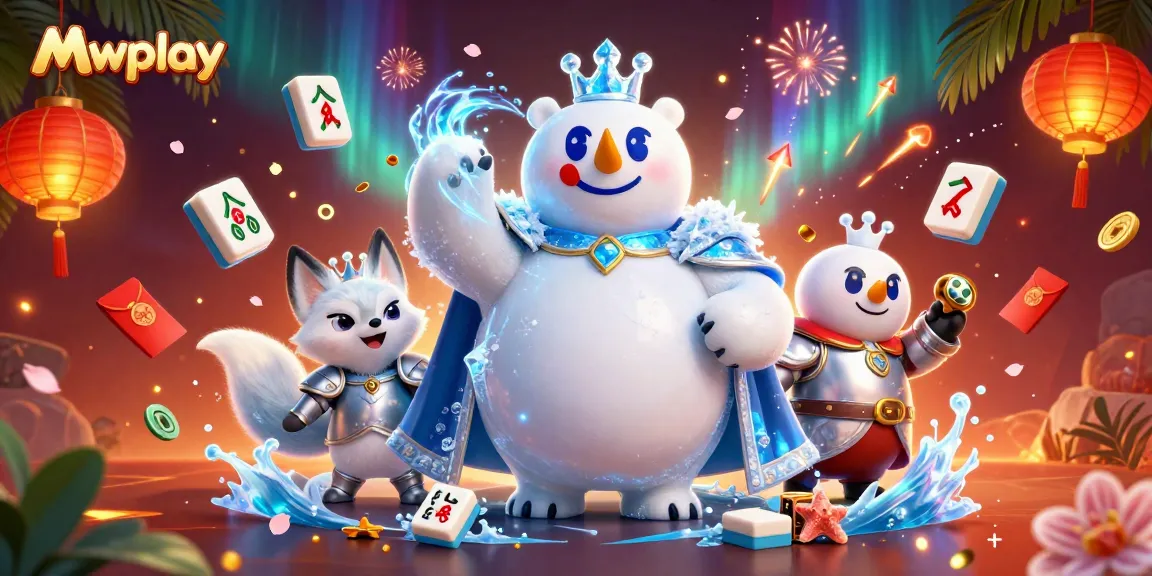 Mwplay showcases an immersive casino experience with dynamic 3D characters and vibrant casino elements.