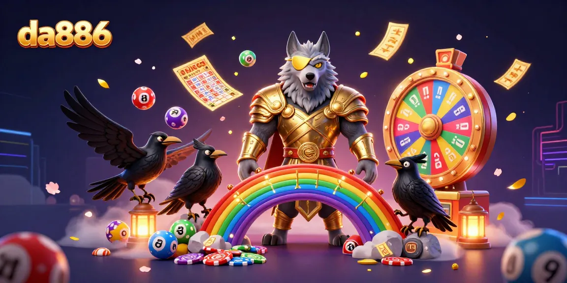 Engage with thrilling da886 online gaming adventures featuring colorful lottery elements and Norse mythology characters.