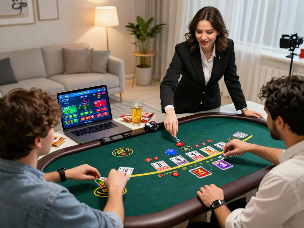 Engaging online gaming experience at 9bet.com featuring live blackjack and vibrant casino graphics.