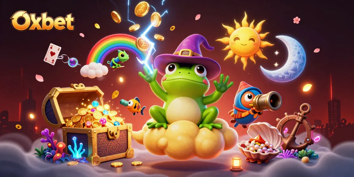 Experience thrilling gameplay at Oxbet with a lively scene depicting winning moments and vibrant energy.