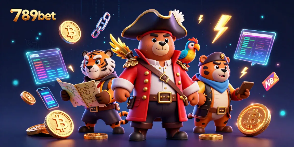 Immerse in the thrilling world of 789bet, where a pirate captain and tiger explore exciting jackpot adventures.