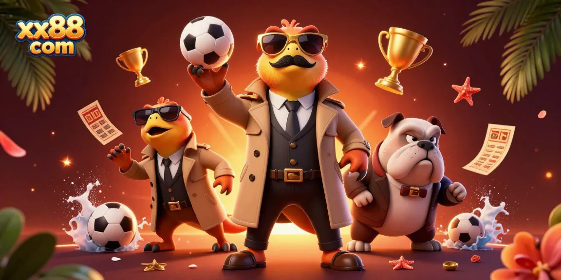 Join the thrilling sports betting experience at xx88 com with raptors in disguise in a vibrant casino setting.