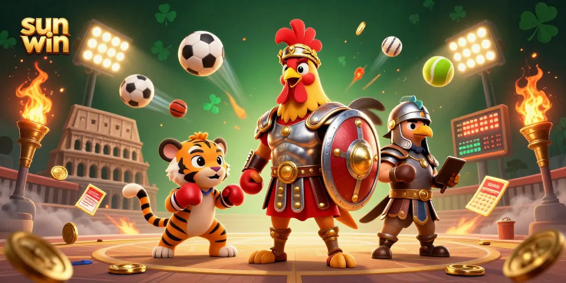 Experience the thrill of winning with sun win in a dynamic casino adventure featuring vivid characters and game elements.