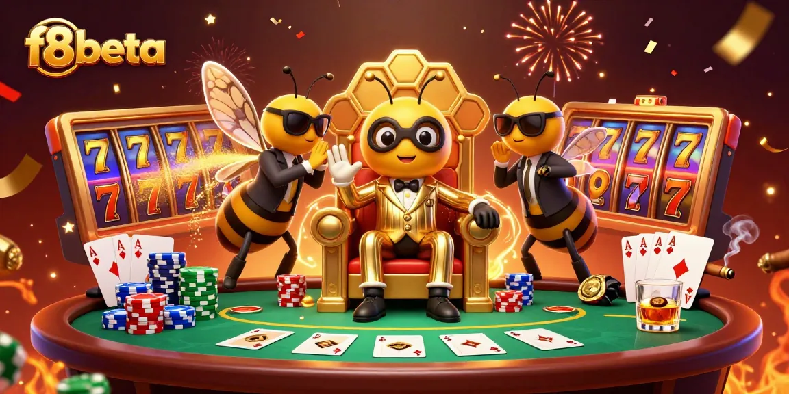 Spin the reels of f8beta for thrilling jackpot adventures in a vibrant casino scene.