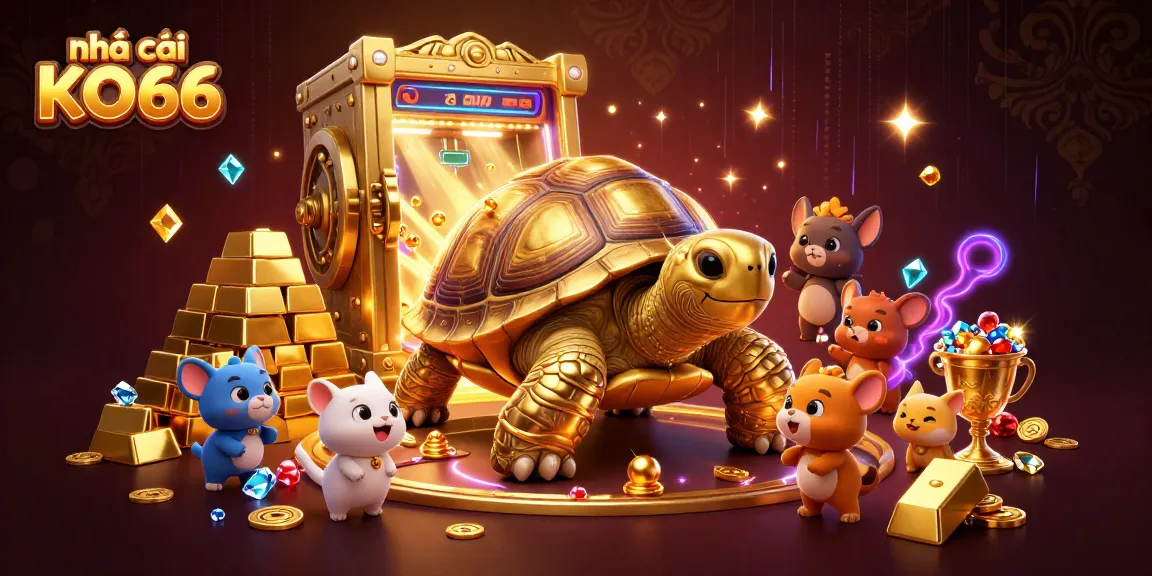 Play at nhà cái KO66, where golden treasures and exciting games await in a vibrant casino atmosphere.