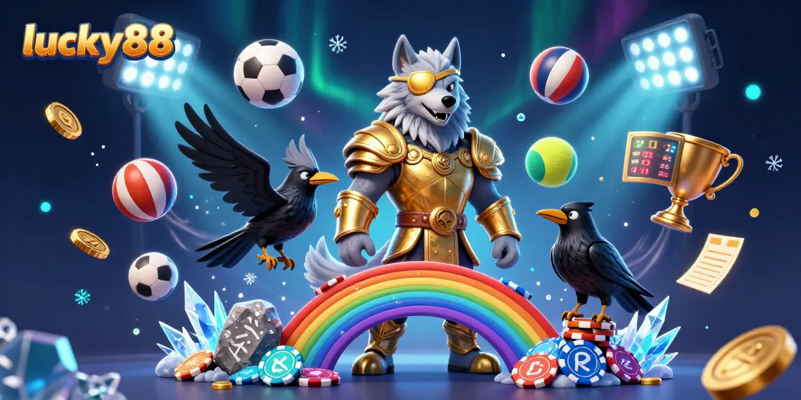 Experience thrilling gaming at lucky88 with dynamic casino elements and Norse mythology-inspired characters.
